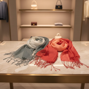 คอลเลคชั่นผ้าพันคอโพลีเอสเตอร์สำหรับผู้หญิง ขนาด 70x180 ซม. ทอลายแจ็คการ์ด อุ่นสบายสำหรับฤดูหนาว ดีไซน์พิมพ์ลายสกรีน ปรับแต่งได้ ระบายอากาศได้ดี เหมาะสำหรับสวมใส่ทุกวัน - Product Image 2