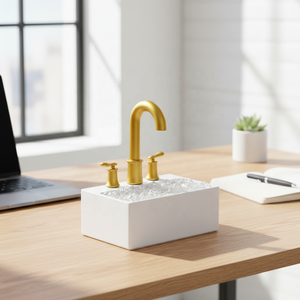 Nouvelle fontaine d'eau décorative <span class=keywords><strong>de</strong></span> table miniature alimentée par USB, design <span class=keywords><strong>de</strong></span> <span class=keywords><strong>robinet</strong></span> relaxant, décoration <span class=keywords><strong>de</strong></span> fontaine d'eau d'intérieur - Product Image 1