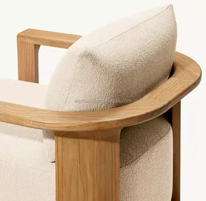 Sassanid Outdoor Teak Furniture Diseño escandinavo <span class=keywords><strong>Lagos</strong></span> Teak Chaise - Product Image 4