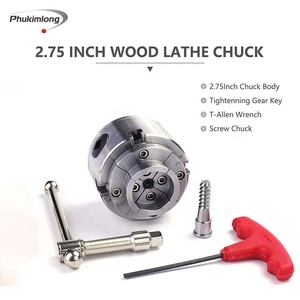 PHUKIMLONG CK275 2.75 pouces <span class=keywords><strong>mandrin</strong></span> auto-centrant <span class=keywords><strong>à</strong></span> 4 mâchoires mandrins de <span class=keywords><strong>tour</strong></span> <span class=keywords><strong>à</strong></span> <span class=keywords><strong>bois</strong></span> outils de <span class=keywords><strong>tour</strong></span> haute capacité - Product Image 3