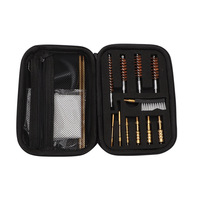 Accesorio de mantenimiento compacto con cremallera, cabezales de cepillo multitipo + piezas adaptadoras completas para viajes y uso casual al aire libre.