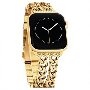 Correa de Acero Inoxidable 304 para <span class=keywords><strong>Apple</strong></span> <span class=keywords><strong>Watch</strong></span> para Mujer S11-S1 38 40 41 42 44 4546, Pulseras Elegantes para <span class=keywords><strong>Apple</strong></span> <span class=keywords><strong>Watch</strong></span> para Mujer - Product Image 1