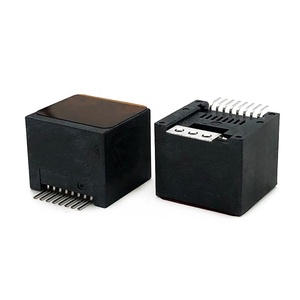 Jack modulare <span class=keywords><strong>RJ45</strong></span> <span class=keywords><strong>SMT</strong></span> 5222 connettore femmina 8 p8c resistenza verticale alle alte temperature per pcb bord cat5 cat6a cat7 cat8 - Product Image 2