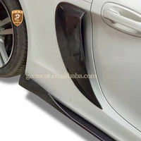 Kit de motorisation de voiture, 981, Fiber de carbone, becquet arrière, sourcils légers, jupes latérales, pour Porsche boxter Cayman
