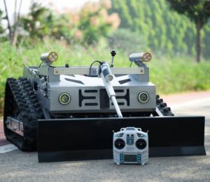 หุ่นยนต์ตัดหญ้าแบบน้ำหนักเบาอเนกประสงค์ ใช้เครื่องยนต์เบนซิน แบบ Zero-turn Crawler สำหรับขูดน้ำแข็งและตัดหญ้า เหมาะสำหรับทุกฤดูกาล - Product Image 2