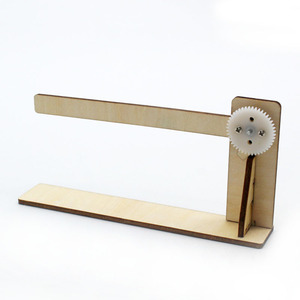 Mecanismo de Puerta de Madera, Kit de Ciencia DIY, Operación Manual, Juguete Educativo para Niños de 7-9 Años, Aprendizaje STEAM, Modelo de Geometría - Product Image 1