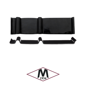 Plateau de service à sushi en verre noir 38 × 10 cm Venezia Fait main M1934 - Product Image 4