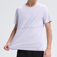 T-shirt respirant à séchage rapide pour hommes avec impression de logo OEM personnalisé Fabrication de vêtements