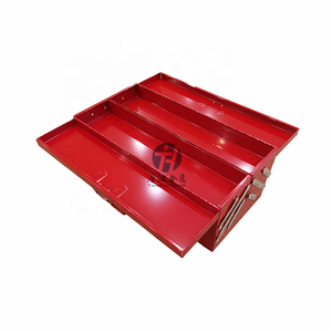 <span class=keywords><strong>Caja</strong></span> <span class=keywords><strong>de</strong></span> <span class=keywords><strong>herramientas</strong></span> <span class=keywords><strong>de</strong></span> 3 capas, portátil y plegable, <span class=keywords><strong>de</strong></span> hierro metálico, con 5 bandejas - Product Image 5