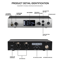 Voxfull G5 One-Drag-One Profession elles In-Ear-Monitors ystem zur Audio-Rausch unterdrückung für Live-Streaming/Bühne