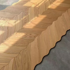 Parquet en bois d'ingénierie à motifs variés, planches de bois massif de luxe, parquet <span class=keywords><strong>Versailles</strong></span> en chêne pour intérieur - Product Image 2