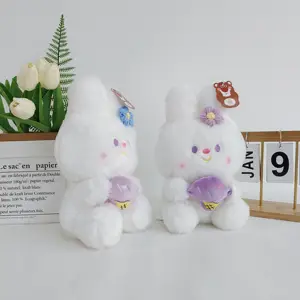 Fabrik Großhandelspreis exquisite Kaninchen-Spielzeug Hase mit einem Winkel 25 cm Plüschtiere