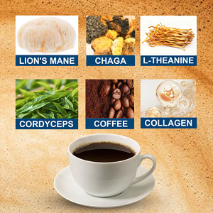 Mezcla de Café con Hongos OEM para Extracto de Granos de Café, Energía Limpia y Claridad Mental - Product Image 3