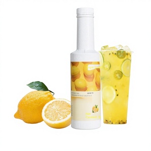 Concentré de Pulpe de <span class=keywords><strong>Citron</strong></span> pour <span class=keywords><strong>Thé</strong></span> au <span class=keywords><strong>Citron</strong></span>, 1L, Fabriqué en Chine, Bouteille en Plastique - Product Image 1