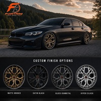 Pour BMW F30 Alfa Romeo Tesla Subaru 17 18 19 20 21 22 pouces Jantes en alliage forgé brossé 15-22 pouces 5x112 5x120