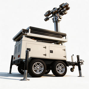 Remolque con paneles solares <span class=keywords><strong>de</strong></span> alta potencia, cámara inalámbrica y luz LED para sitios <span class=keywords><strong>de</strong></span> <span class=keywords><strong>trabajo</strong></span> al aire libre - Product Image 1