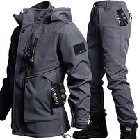 Sweat à capuche tactique décontracté pour homme, en toile respirante et écologique, coupe-vent et imperméable, idéal pour la chasse et la pêche