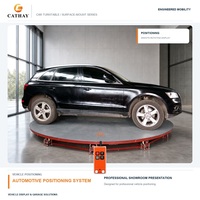 Plateforme tournante modulaire pour voiture, certifiée CE, diamètre 3-6 m, capacité 3 tonnes, montage en surface, pour exposition en salle d'exposition automobile