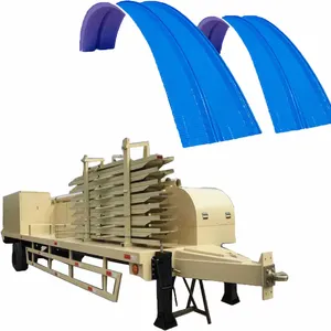 Machine de fabrication de toit à grande envergure, panneau d'auto-verrouillage, Machine de formation de feuilles de toiture à joint debout