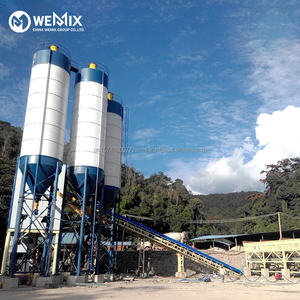 HZS90 Centrale à béton Centrale à béton stationnaire Centrale à béton prêt à l'emploi Mélangeur à béton alimenté par courroie - Product Image 1
