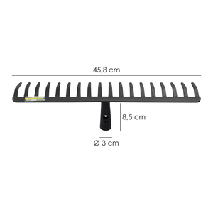 Rastrello senza manico, 18 denti da 5 mm. Uso agricolo - Product Image 2