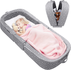Cama de Viaje Portátil Plegable para Bebés 2026 con Funda Extraíble para Uso en Viajes de Niños - Product Image 2