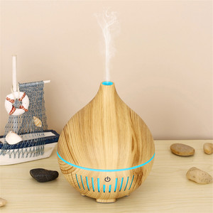 Haute qualité 160ml Mini humidificateur à vapeur USB 7 couleurs lampe Grain de bois Air parfum humidificateur diffuseur d'huile essentielle - Product Image 4