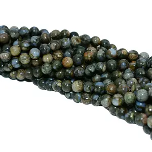 Wholesale Natural Blue Liberite Loose Gemstone Beads 4/6/8/10/12mm round Shape Strand Unit for DIY Jewelry Making Stone Beads