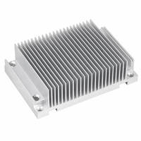 Dissipateur thermique en aluminium usiné CNC JXD Machining pour serveur et refroidissement électronique, structure à ailettes, haute dissipation thermique