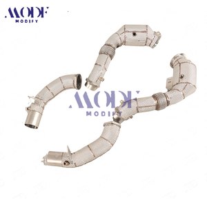 Downpipe à haut débit pour <span class=keywords><strong>BMW</strong></span> Nouvelle <span class=keywords><strong>M850i</strong></span> XDrive <span class=keywords><strong>Gran</strong></span> <span class=keywords><strong>Coupé</strong></span> 4.4T V8 – Amélioration des performances, optimisation de l'accélération turbo et puissance du moteur - Product Image 4