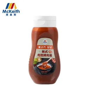 Offre Spéciale de Sauce Barbecue de Style coréen traditionnel mckeeth 350g fournir un échantillon gratuit hackp ISO QS mieux pour le Barbecue et les aliments frits