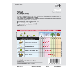 เมล็ดแตงกวาแมร์เก็ตมอร์ (5 กรัม) - Product Image 2