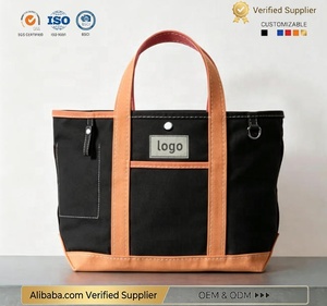 Bolsa de Mano con Cierre de Cremallera y Bordado, Reutilizable, Ecológica, Mini Bolsa de Playa y Compras, Personalizada, de Lona de Algodón, de Lujo y Moda - Product Image 1