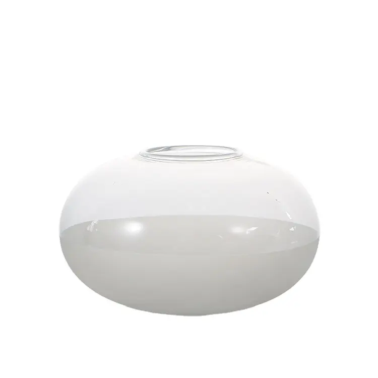 Großhandel G9 Schraube Glaskugel Lampen schirm für Hängelampen Kronleuchter Glas Lampen abdeckungen in Flat Sphere