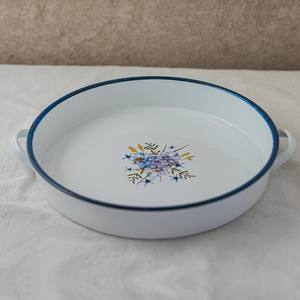 Utensilios esmaltados de 30cm para restaurante, con logotipo personalizado impreso, para hornear pizza, redondos de metal, con mango - Product Image 5