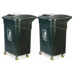 Con quattro ruote può spostare la pattumiera di plastica 60L utilizzata nella sala <span class=keywords><strong>Bar</strong></span> del ristorante In cucina - Product Image 4
