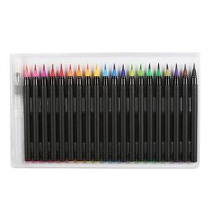 Best 20/24/48/50 Colors <b>Watercolor</b> Soft Brush <b>Pen</b> Set Blendable Ink with Felt Tip for Painting - Product Image 2
