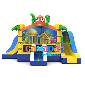 Trampolín inflable castillo hinchable <span class=keywords><strong>con</strong></span> forma <span class=keywords><strong>de</strong></span> animal personalizado combinación <span class=keywords><strong>de</strong></span> piscina forma <span class=keywords><strong>de</strong></span> León - Product Image 5