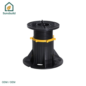 Système de terrasse composite Sunsbuild en plastique haute résistance pour les sols de cuisine et de couloir extérieur d'hôtel - Product Image 1