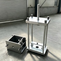 Dispositivo de Prueba de Resistencia de Unión de Varillas de Hormigón, Cubo de Prueba de 150 mm, Manómetro de 0-1 mm para Máquina de Pruebas Universal