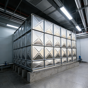 Tanque de Almacenamiento de Agua Modular Seccional de Acero Galvanizado <span class=keywords><strong>LIDA</strong></span>, Motorizado, con 3 Años de Garantía - Product Image 1