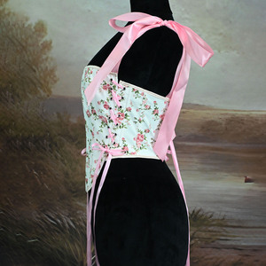 2025 nouvelles dames <span class=keywords><strong>petit</strong></span> Floral Fishbone Corset Satin Spandex 3D motif sans couture <span class=keywords><strong>haut</strong></span> Corset <span class=keywords><strong>Bustier</strong></span> avec dos cravates tailles 3XL 4XL - Product Image 5