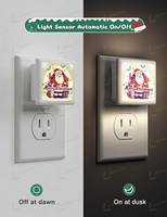 Veilleuse LED LOHAS 0,3W, design Père Noël, lumière du jour 4000K, capteur crépusculaire, lampes de nuit pour chambre d'enfant, cadeaux pour bébé