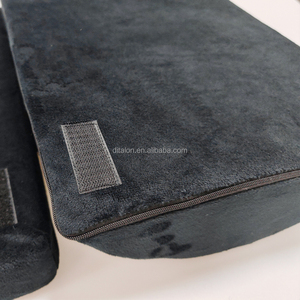 Mật độ cao PU bọt thắt lưng đệm xe ghế trở lại hỗ trợ gối <span class=keywords><strong>Ergonomic</strong></span> eo phần còn lại xách tay Du Lịch Chân chân thư giãn Pad - Product Image 4