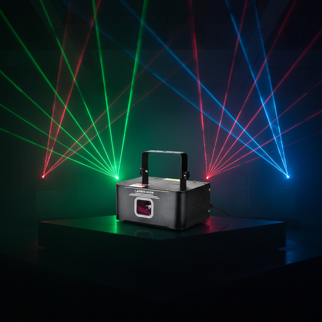 Animation Mini 2W RGB LED Iron Laser Light Projection Light Show DMX512 Control IP33 High for DJ KTV bar Party Banquet Hall