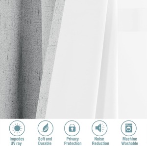 Hiện đại phong cách Mỹ rắn màn rèm cửa 30 + mô hình chống cháy dệt kỹ thuật 30 + vải trang trí bệnh viện bóng râm - Product Image 2