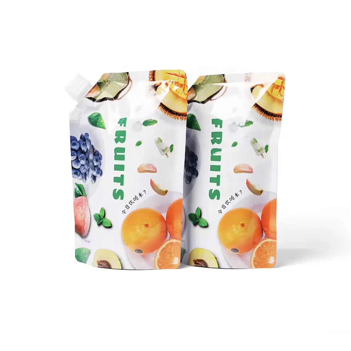 Pochette bec pour boisson madu jeruk Bali tas cerat berdiri plastik nilon Mylar kantung minuman lembut