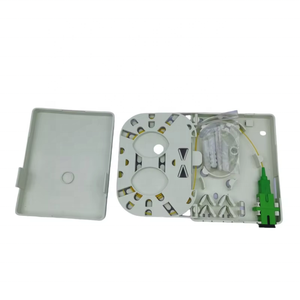 Binnen Muur Gemonteerde Mini Optische <span class=keywords><strong>Box</strong></span> - <span class=keywords><strong>2</strong></span> Fiber 1 Core Abs Materiaal Optische Socket Faceplaat, Optische Vezel Indoor Aansluitdoos - Product Image 5