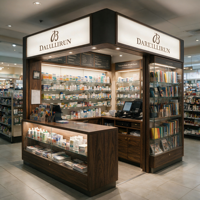 Chiosco Personalizzato per Farmacia, Cartoleria e Librerie, Banco Espositivo per Negozi al Dettaglio