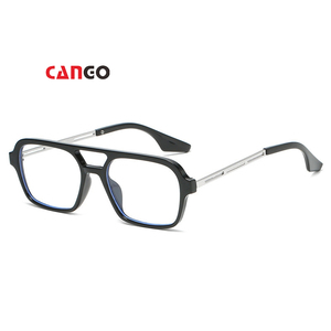 2025 Kính mát sang trọng màu nâu nhựa UV400 ĐÔI CẦU vuông màu tùy chỉnh thiết kế logo màu hồng xanh xanh Cam kính mát - Product Image 1